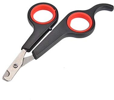 YITON Pet Nail Clipper Black Pet Dog Cats Bird Toe Claw Scissors Clippers Stainless Steel Grooming Nail Clippers 2Pcs