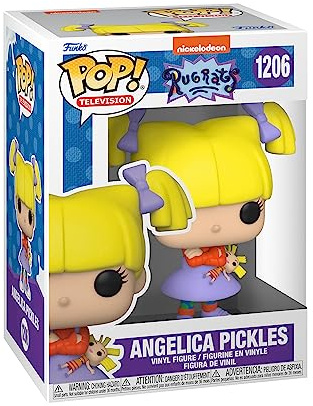 Funko POP! TV: Rugrats - Angelica Pickles - Samlarobjekt vinylfigur - Presentidé - Officiella varor - Leksaker för barn och vuxna - TV-fans - modellfigur för samlare och display