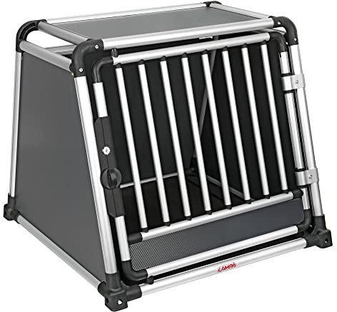 LAMPA 60505 Transportbox Tiertransportbox Kofferraum 75cm 75cm 66cm Aluminium Stoff