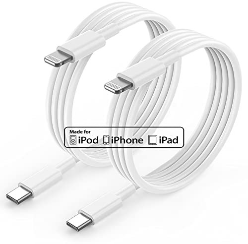 iPhone 13/14 Fast Charge Cable, 3m USB C to Lightning - 2Pack Extra Long Charger for iPhone 14 Pro Max/13 Mini/12/11/XR/XS Max/8 Plus, iPad