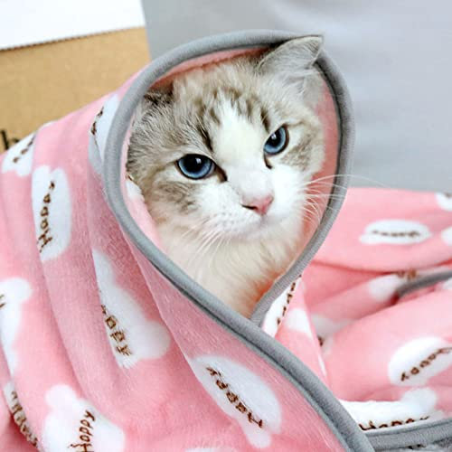 Hochwertige, gemütliche Katzendecke, Winter-Flanell-Überwurf, superweiche Kätzchenbettmatte, gesteppte Decke, wärmende Haustierdecke, waschbar