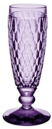 Villeroy & Boch - Boston Lavender bicchiere da spumante, cristallo colorato lilla, capacità 120ml