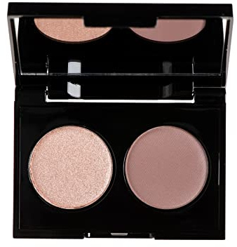 KORRES Duo Eyeshadow Palette Volcanic Minerals Velvet Pink Rose 18 Palette de fards à paupières pour un résultat de couleur intense 3 g