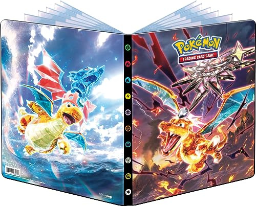 Ultra Pro 16070 Scarlet & Violet 3 9-Pocket Portfolio for Pokémon