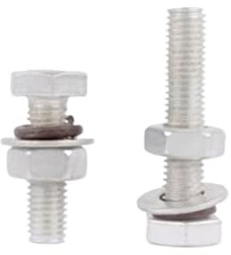 10 stücke 8mm 10mm Serie Verzinktem Sechskant Bolzen Schraube Mutter Scheibe Kombination Flache-nase Zange Schraubstock Befestigungs Schraube m8 M10(50mm,M10 10pcs)
