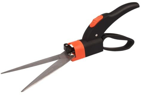 TINGTINGLI Tijeras de podar manuales, Cortasetos giratorias Multiusos, Tijeras de jardinería de Mango Largo, Cuchilla giratoria 360°, adecuadas for Cortar el césped, desbrozar, modelar el jardín