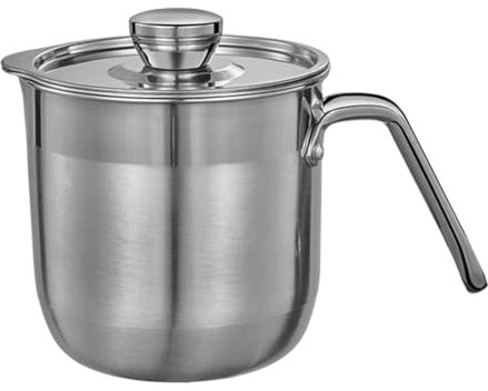 Eigelb-Trennhilfe, Eier-Trennwerkzeug für Eigelb, Eiweiß-Trenngerät, Eigelb-Weiß-Trennhilfe aus Edelstahl, Eierscheider, Ei-Trenner, Eigelb-Separator, Großraum-Trennsystem mit Deckel und Griff