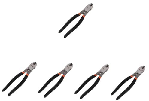 Uonlytech 5pièces Pince Coupante Multifonctionnelle Pour Câbles Électriques Outil De Dénudage Coupe Et Portable Conçu Pour Électriciens