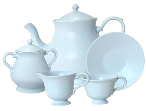 JOINPAYA Accueil Ustensiles Miniatures Service À Thé Miniature Figurines Danimaux Miniatures Petit Service À Thé Jouets pour Enfants Maison De Poupée Mini Service À Thé