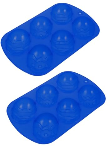 DOITOOL Stampi per Dolci Pasquali in Silicone 2 Pezzi Stampi a Forma di Uova di Pasqua per Biscotti e Torte Fai da Te Teglie da Forno per Dolci e Caramelle Facile da Sformare e Pulire