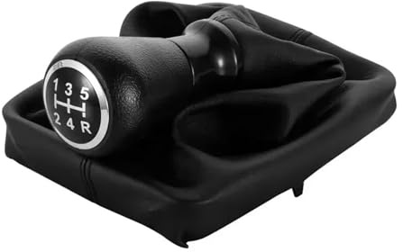 Dnhqknoaf Cambio de Marchas Manual Para Peugeot Para 206 Para 406 Pomo palanca cambios 5 velocidades funda protectora para maletero accesorios estilo para coche
