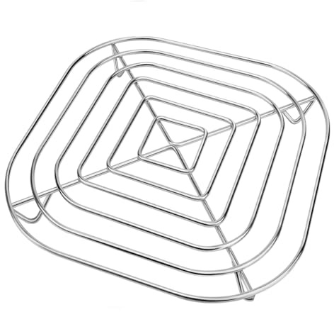 LOLANIUT Rejilla Air Fryer INOX 304 para Ninja CRISPi Recipiente Vidrio 3,8 L, Accesorios Air Fryer sin Recubrimiento, lavavajillas, Apto para Horno, circulación del Aire para Resultado crujiente
