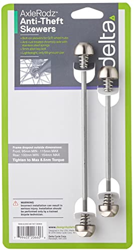 Delta Unisex Skewers Axelrodz Quick Release Bolts, Silver