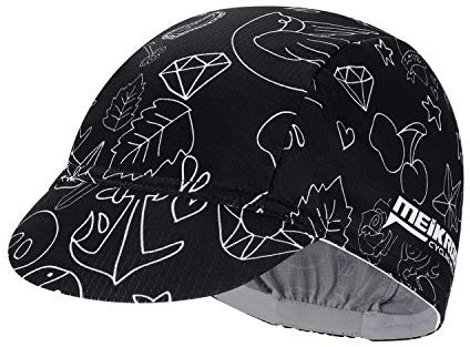 Sonnenhut Damen Herren Fahrradmütze Radmütze Atmungsaktive Schnelltrocknende Fahrrad Kappe Sonnenschutz Schirmmütze Unterhelmmütze Elastische Weiche Kappe Sports Cap für Outdoor Radfahren Rennrad