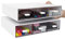 Zuiaso Lot de 2 organiseurs de bureau empilables en plastique pour produits divers (3 tiroirs, blanc)