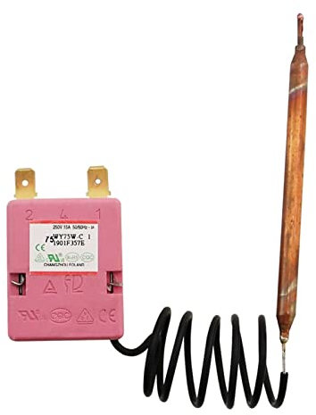 LANGshaw Compatible for el Calentador de Agua eléctrico Midea 15a/75 Grados de Dos pliegas D50-16A (H) Termostato de 250 V Protector de Temperatura (Voltage : 15A 250V)