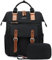 LOVEVOOK Zaino porta PC Donna 17 pollici, Impermeabile Zaino Donna Universita con Borsa per Cavo Dati, Grande Zaini per Laptop Multitasche Capiente da Viaggio Lavoro Scuola Affari Ufficio Nero