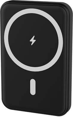 Wonder Full Power - Batería Externa magnética de 5000 mAh, Compatible con iPhone, Samsung y Otros móviles magnéticos, Carga rápida de 20 W con Entrada y Salida USB-C - Cable USB-C Incluido.
