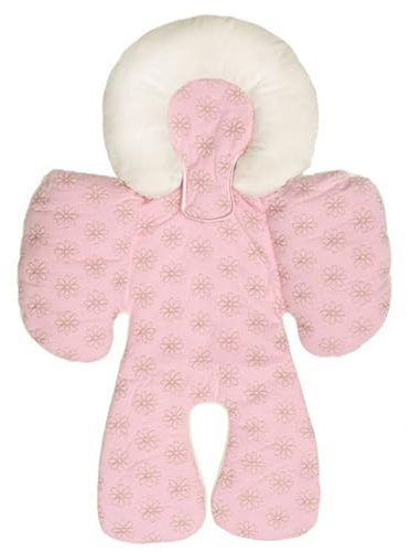 Liemuao Baby Sitzverkleinerer, Universal-Polsterung für Babys, Kopfstütze für Kissen für Babyschale und Autositze, Autositzverkleinerer (Rosa)