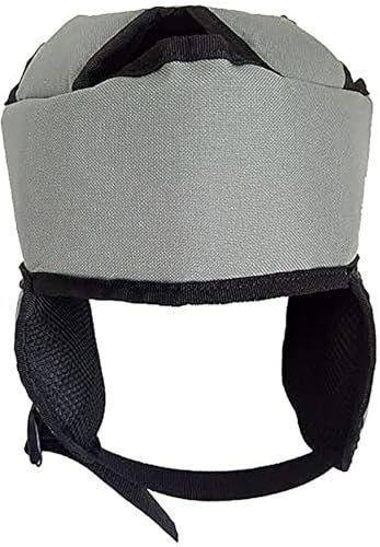 MEOYCHB Head Protection Cap Safety Helmet, Soft Helmet For Epilepsy Seizures Prevent Head Injuries, Adjustable Thick Soft Protective Hat(Color:Ear protection)