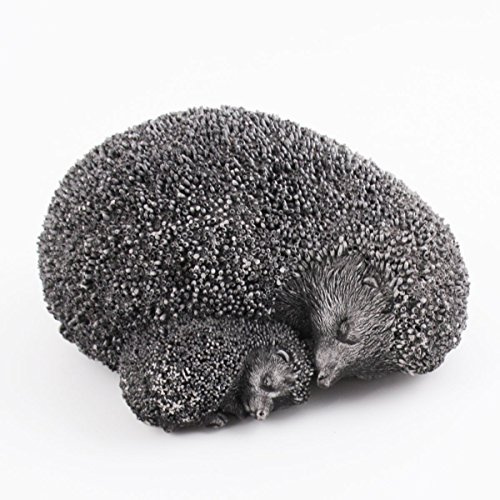 440s Igel Mama mit Baby Antiksteinguss | KK-1246G