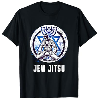 Jewish Jitsu Humour Juif Arts Martiaux Juifs JJB T-Shirt