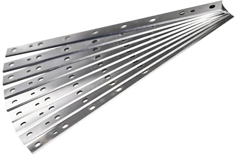 Hookurity Lame per pialla HSS Coltelli Lame for pialla HSS 9 Pezzi for piallatrici a Spessore DW734 7342 con Sostituzione da 12,5 Pollici trattate termicamente