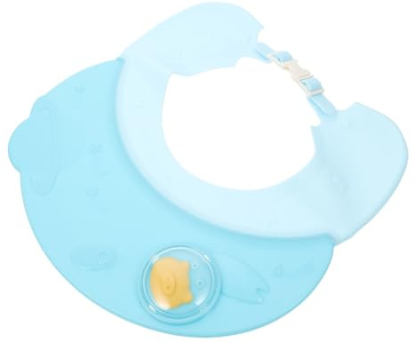 LIFKOME Badehut Für Junge Mädchen Wasserdichte Visiermütze Schützende Bademütze Zum Shampoonieren Und Duschen Mit Verstellbarem Clip-druckknopf Für Einfachen Gebrauch