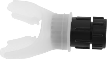 OUNONA Appareil D'entraînement Respiratoire pour Améliorer la Capacité Pulmonaire Durabilité Portable en Silicone et Abs pour Entraînement en Déplacement et Voyageurs