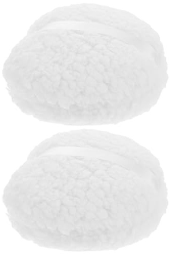 Ipetboom Extra Large Body Powder Puff 2pcs 6 Inch Soft Plush Applicator for Full Body Application with Quick Residue Detection Suitable for Travel and Home Use