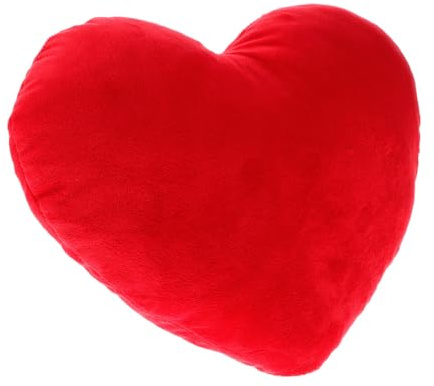 Hemobllo Cojín de Peluche Forma Rojo de Almohada Decorativa para Bodas Fiestas y Habitaciones Cojín de Abrazo y Agradable para Dormir y Decorar Sofás