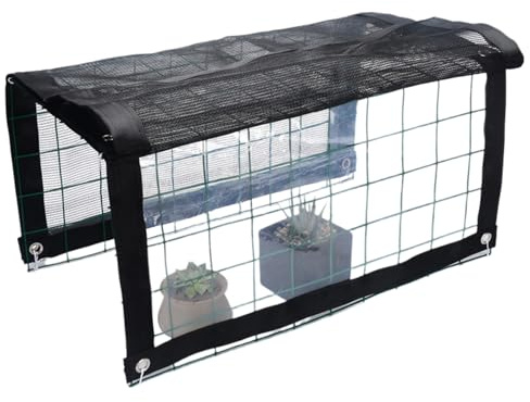 Cubierta de sombra para plantas – Parasol para balcón, red protectora impermeable a prueba de lluvia | Cultivo en casa, verduras, jardinería, frutas, flores, invernaderos, saludable, cubierta