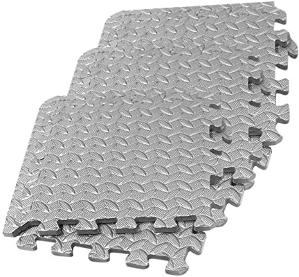 SUPVOX Tapis De Sol à Motif De Feuilles Antidérapant 30x30 Cm En Mousse Eva Épaisse, Tapis Patchwork De Sol Absorbant 6 Pièces Pour Salle De Sport Et Yoga