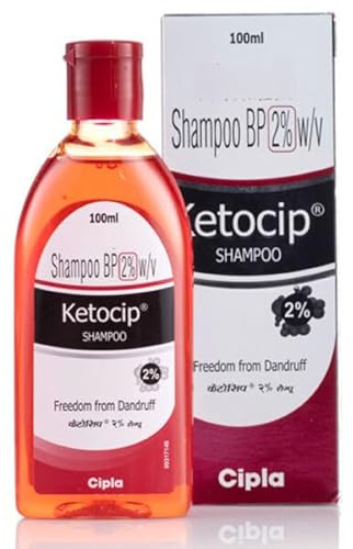 Keto-cip Anti-Dandruff Shampoo | Fights Dandruff, Itching & Flaking | 100 ml