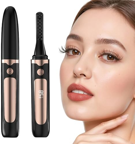 Beheizbar Wimpern Elektrische Wimpernzange Curler Elektrisch | Beheizte Wimpernzange mit 4 Temperatureinstellungen Elektrisch Wimperncurler Beheizt Wimpernformer Beheizbar für Alle Wimpern