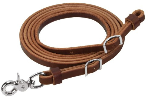 Weaver Leather Horizons Flat Roper Rein Features Scissor Snap and Conway Adjustments, Sunset, 1/2-Inch x 8-Feet