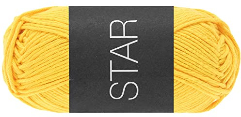LANA GROSSA Star | Topflappen-Baumwolle | Handstrickgarn aus 100% Baumwolle | 50g Wolle zum Stricken & Häkeln | 90m Garn FB1