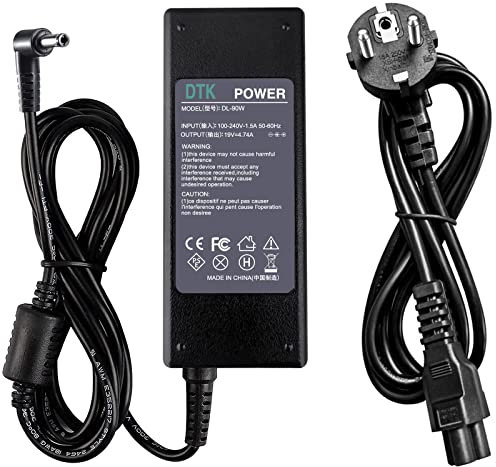 DTK 19V 4.74A 90W Cargadores y adaptadores para portátiles y netbooks para Toshiba Lenovo Medion ASUS Cargadore Portátile Netbook