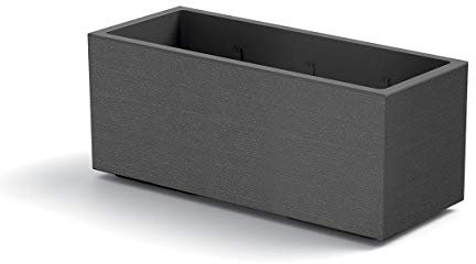 VECA SPA Blumentopf Matheria 100 cm modernes Design (Anthrazit)