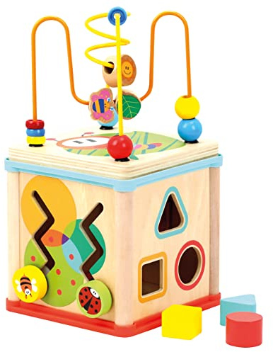 Bino 84211 - Cubo multiattività con Orologio