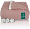 SE SOFTEXLY Couverture en Mousseline de Coton pour Adultes,Couverture Respirante à 4 Couches en Lin Teint dans la Masse pour lit,Super Douce pour Toutes Les Saisons (200x230cm,Coral Pink)