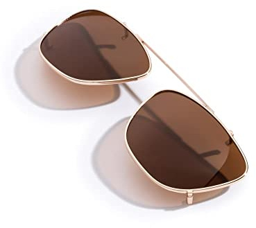 HYPREADER Sonnenbrillen Clip-On polarisiert – 100% UV400 Schutz – superleichter Sonnenclip passend für Brillenmodell PYXIS