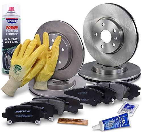 ATEC Germany Bremsenset inkl. Bremsscheiben Vorne Ø 321 mm Belüftet + | Kompatibel mit: CHEVROLET MALIBU, OPEL INSIGNIA A, INSIGNIA A Sports Tourer, INSIGNIA A Stufenheck, SAAB 9-5