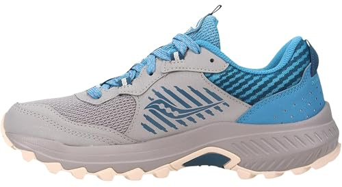 Saucony Women's Excursion Tr15 Trail Running Shoe, Allow/Topaz 8 Wide US