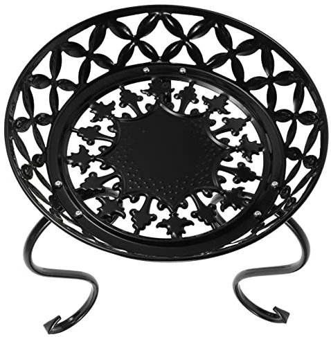 Kisangel Soporte De Flores De Metal Estilo Europeo Para Macetas y Jarrones Soporte Para Plantas De Interior Para Decoración De Ventanas y Balcones Material Metálico Duradero