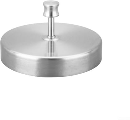 Molde redondo de acero inoxidable para hacer hamburguesas y carne, 7 cm
