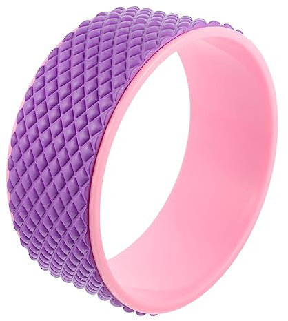 Anneome Yoga-Rad Aus Kunststoff Für Fitness-übungen Unterstützt Rückbeugen Und Yoga-asanas Zum Öffnen des Brustkorbs Massage Der Haut Als Geschenk Für Yoga-enthusiasten