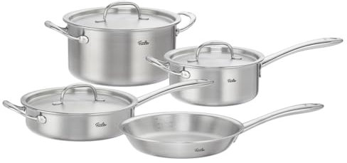 Fissler M5 Pro-Ply Kochgeschirr-Set, 5-lagig, Edelstahl, 7-teilig
