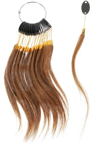 30st Echthaar-farbkarte Haarteststrähnen Haarfarben-probering Menschliche Haarmasse Testtabelle Für Die Haarfarbe Haarfarbprobe Testprobe Für Die Haarfarbe Menschliche Haarfarbe CANIGHT