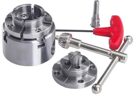 BMWJYLPM Mandrin à Spirale pour Tour à Bois 70 mm, 4 Mors autocentrants, 2,75 po, M18 x 2,5/1 po x 8 TPI (M18 x 2,5 mm)